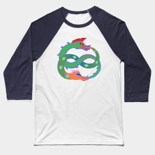 Hate Worms Baseball T-Shirt by RetroFreak